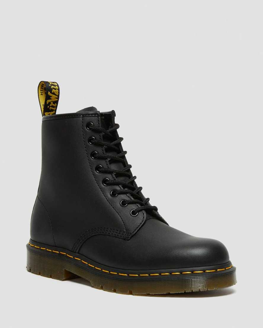 Dr. Martens 1460 Slip Resistant Nahka Naisten Nauhalliset Nilkkurit - Mustat Nilkkurit [137-CIFOGV]